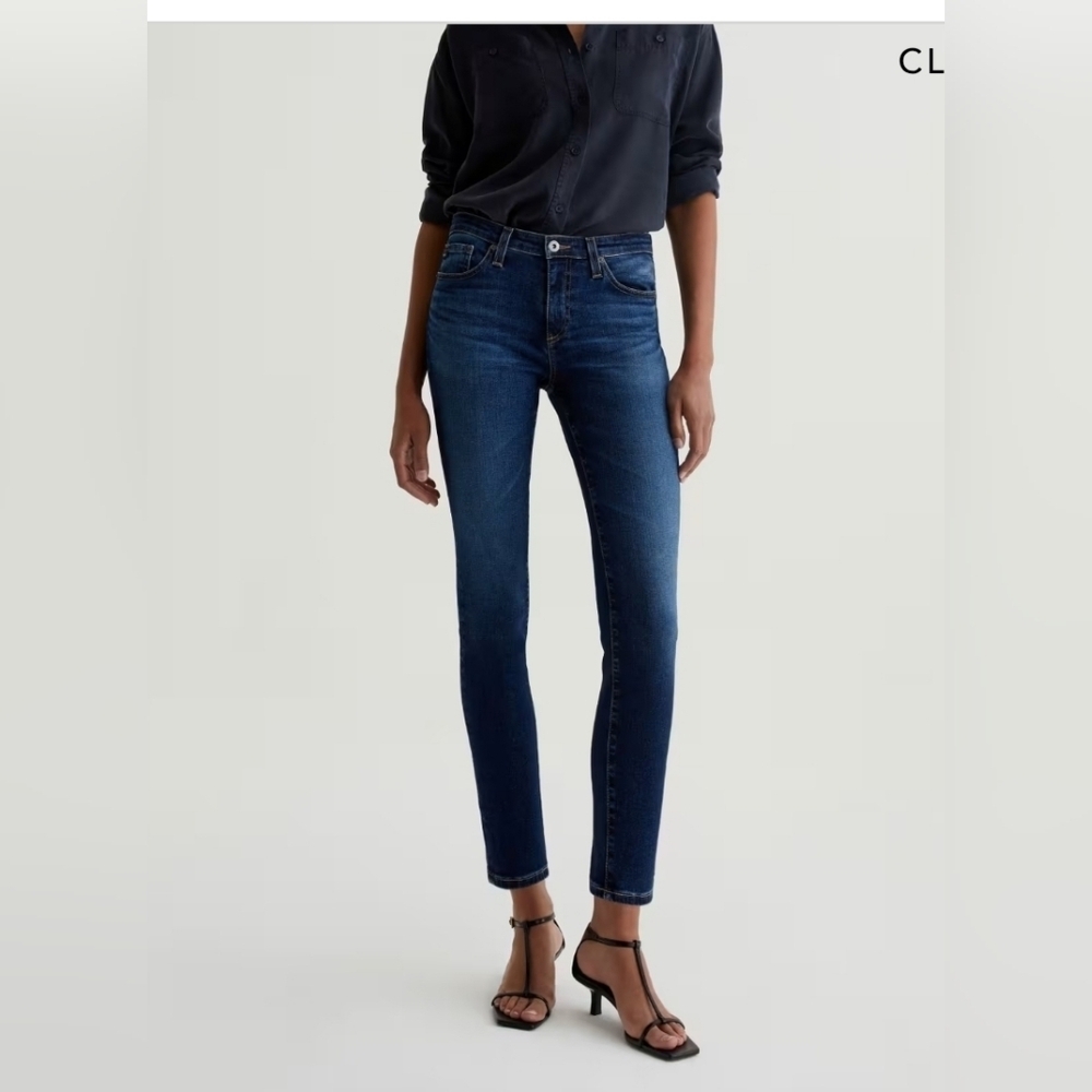 AG Adriano Goldschmied Dark Blue Skinny Jeans